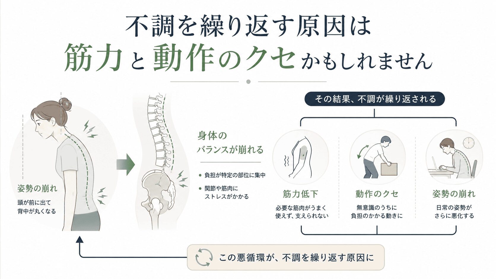 身体の不調の原因